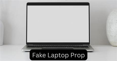 how to make a fake laptop